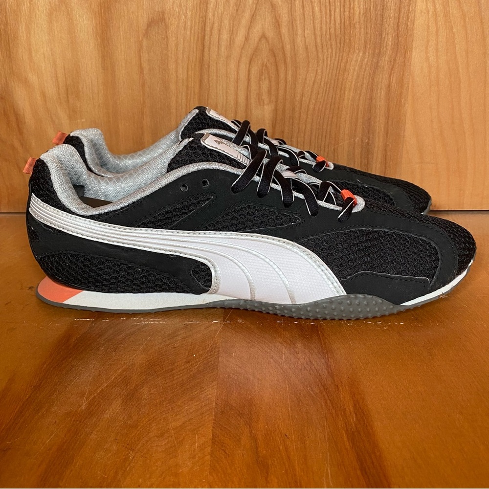 Womens 8 Puma Lifestyle Athletic Shoes Black White SEF1575